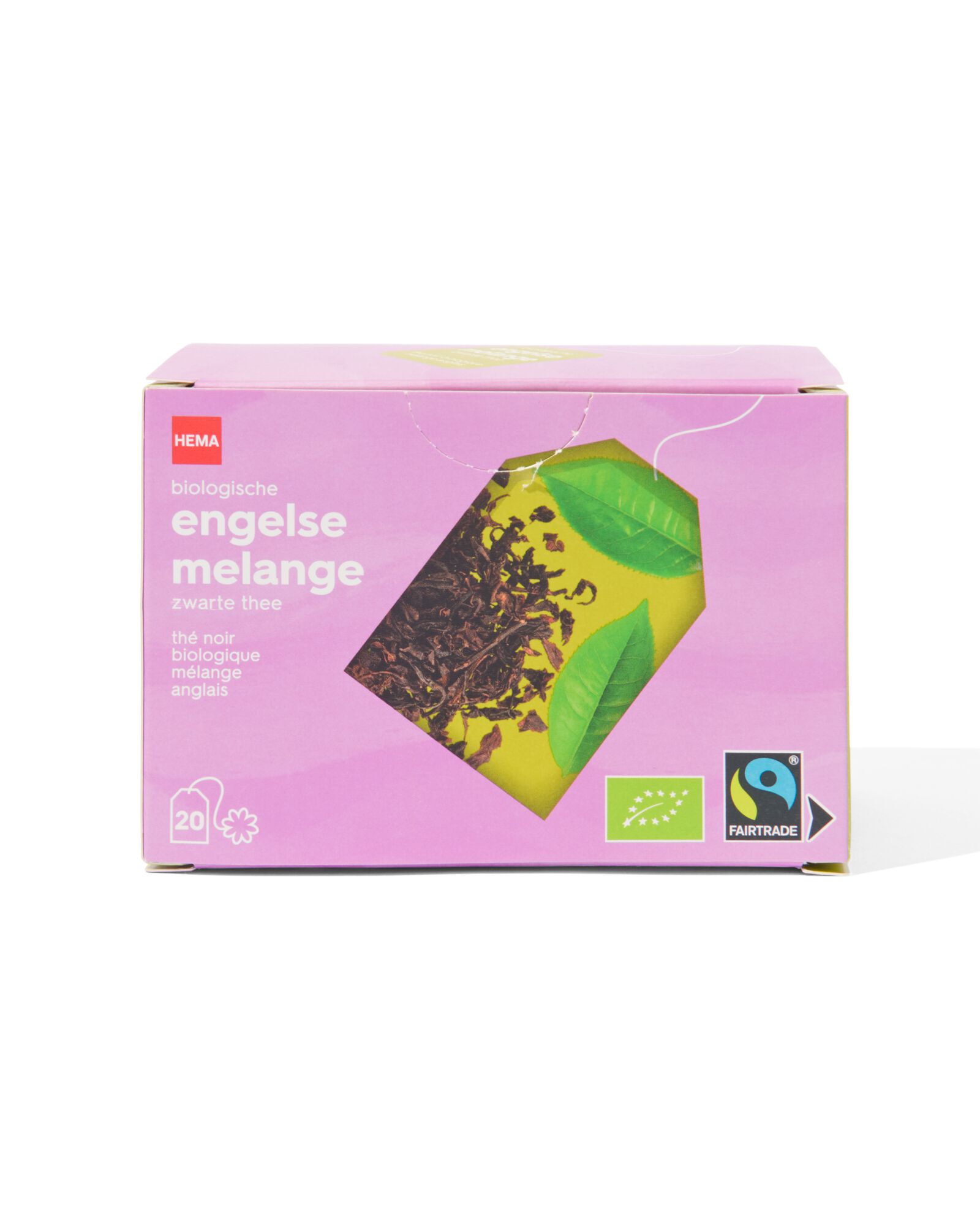 Schwarzer Bio-Tee Englische Mischung &ndash; 20 St&uuml;ck - 17190307 - HEMA