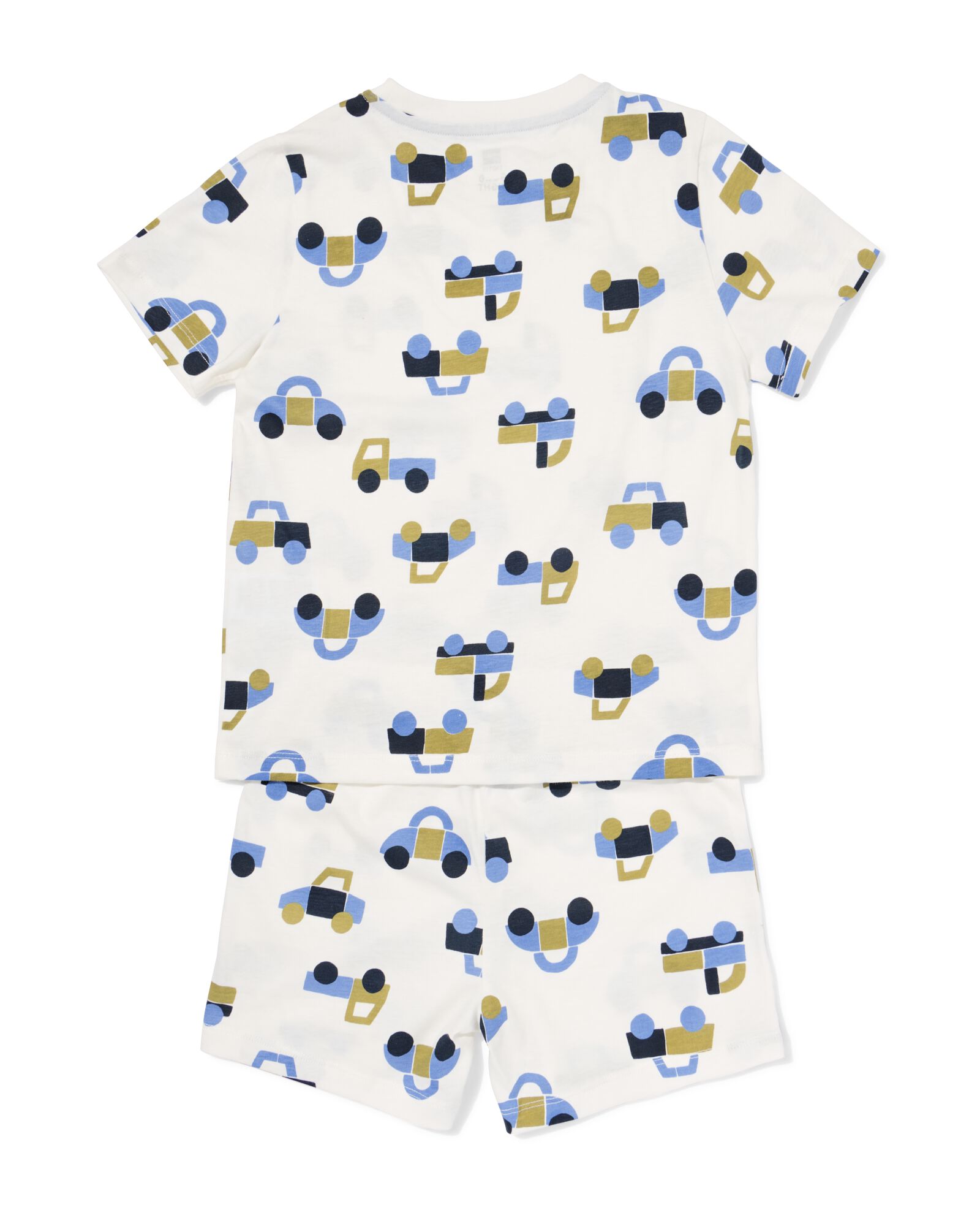 kindershortama auto gebroken wit gebroken wit - 23001160OFFWHITE - HEMA