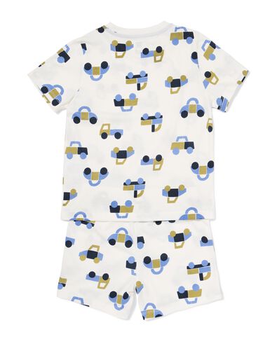 kindershortama auto gebroken wit gebroken wit - 23001160OFFWHITE - HEMA