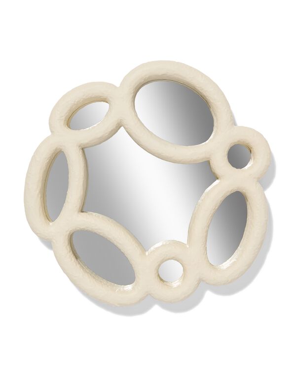 miroir ⌀30cm cercles en papier m&acirc;ch&eacute; - 13326060 - HEMA