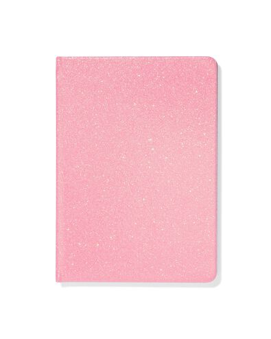 carnet de notes 21 x 15 cm rose paillet&eacute; - 14100232 - HEMA