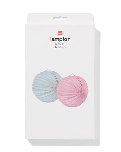 Laterne 25 &times; 25 cm, gebl&uuml;mt &ndash; 2 St&uuml;ck - 14250015 - HEMA