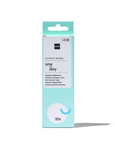 zachte daglenzen -3.00 - 10 stuks - 11973248 - HEMA