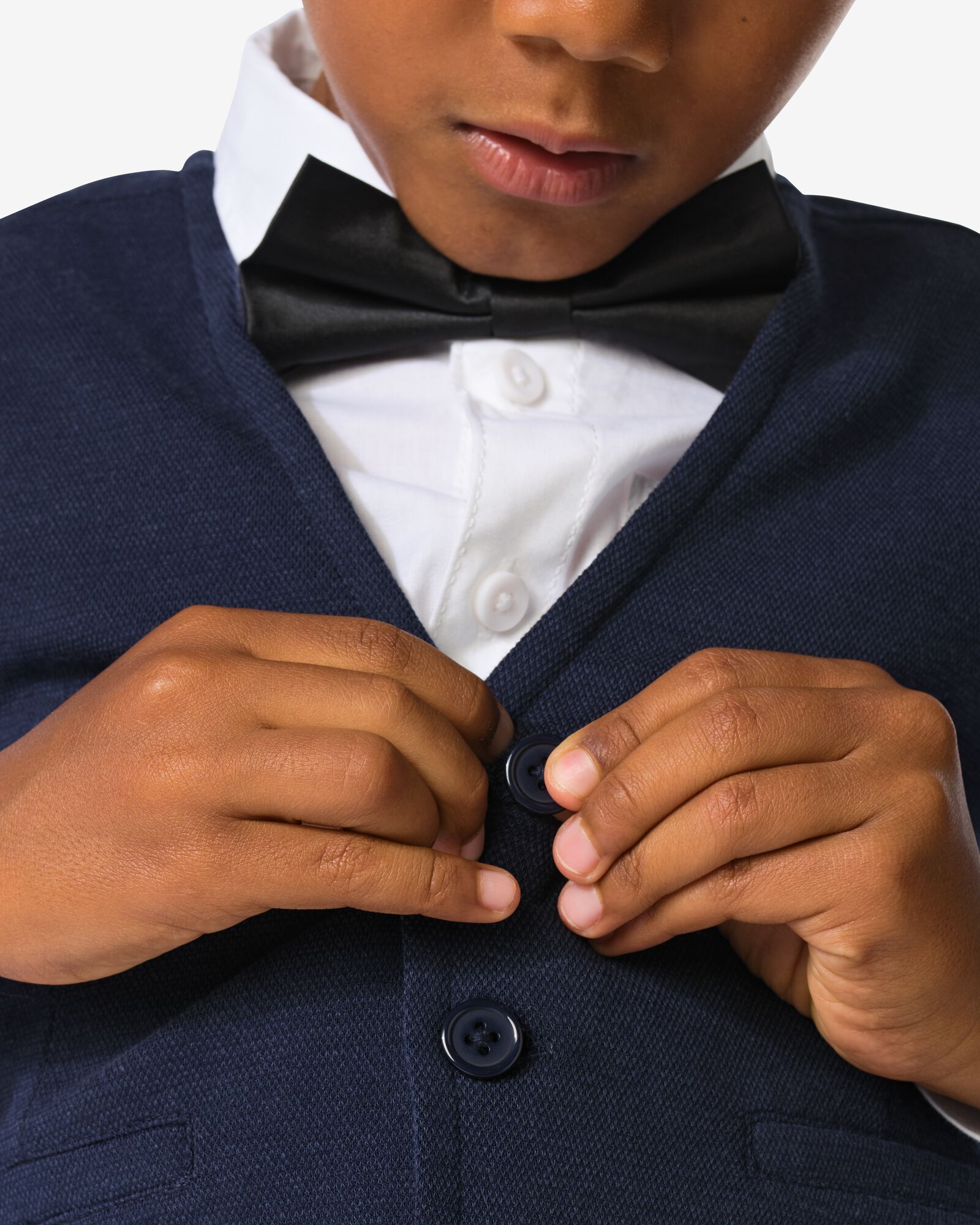 gilet enfant piqu&eacute;  bleu bleu - 30706706BLUE - HEMA