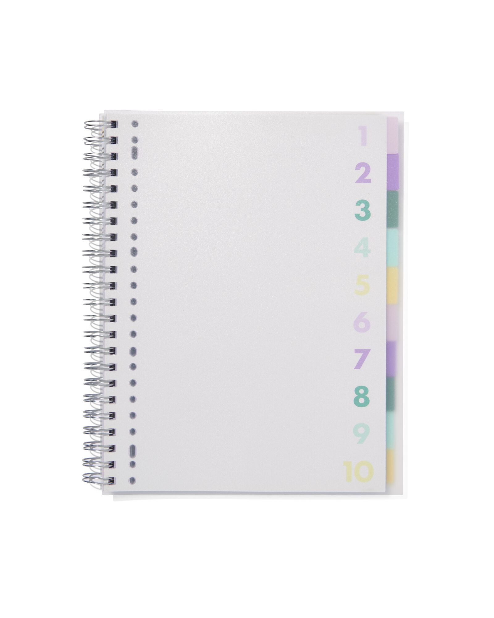 cahier &agrave; spirale 10-en-1 - A4 - 14130014 - HEMA