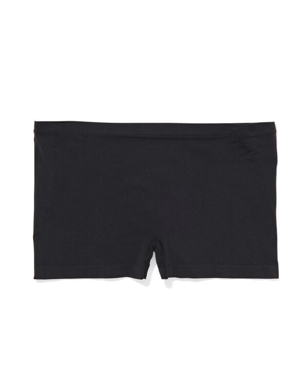 Nahtlose Damen-Boxershorts aus Mikrofaser schwarz - 1000002260 - HEMA