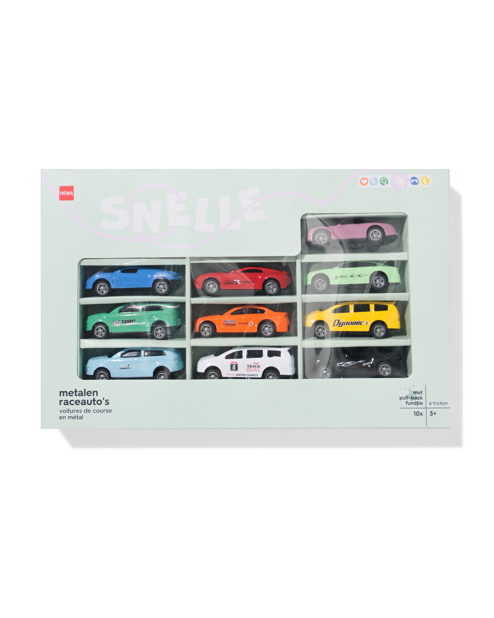 auto's - 10 stuks - 15100236 - HEMA
