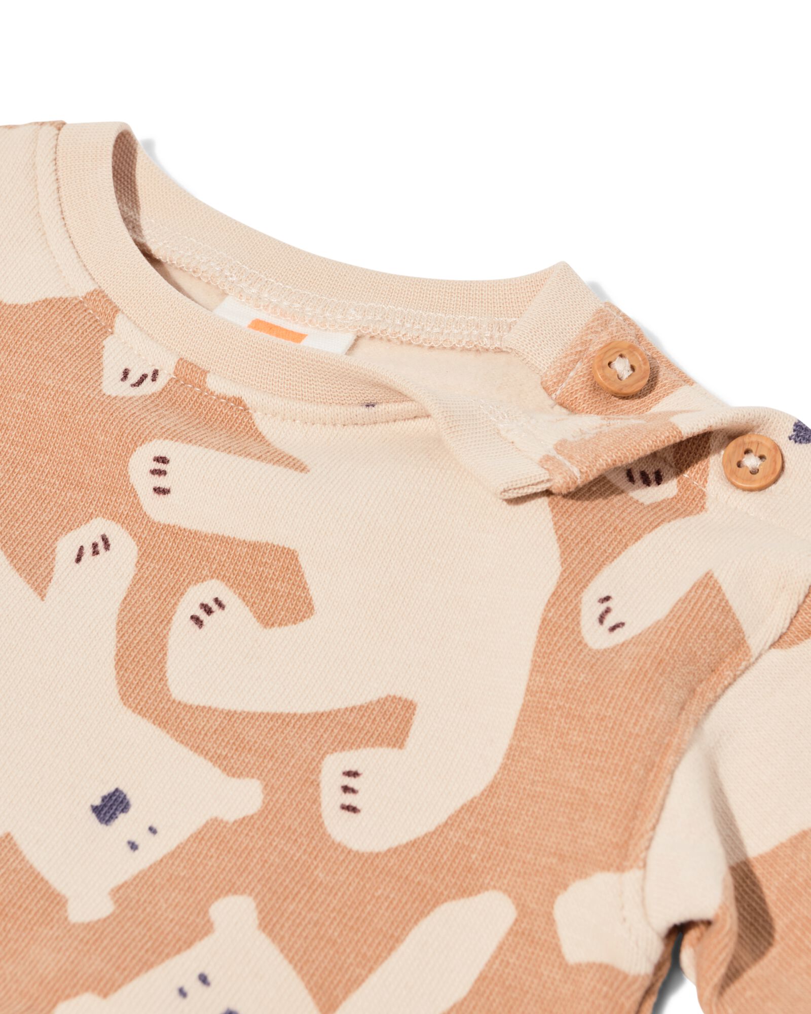 Newborn-Sweater, B&auml;ren braun 62 - 33427323 - HEMA