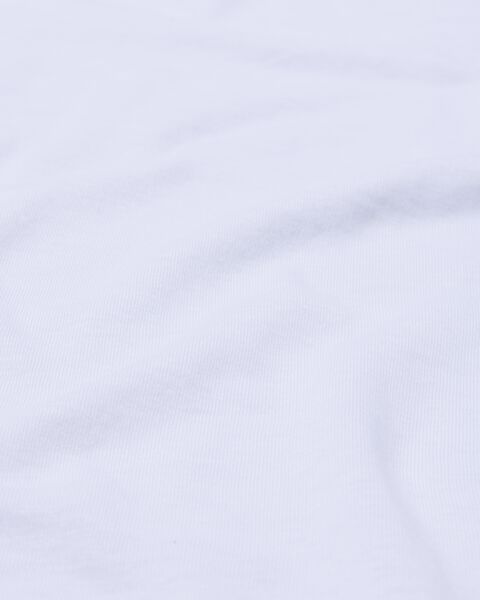 drap-housse - jersey coton blanc blanc - 1000013993 - HEMA