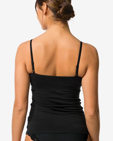 Damen-BH-Hemd mit integrierten Cups schwarz schwarz - 19603125BLACK - HEMA