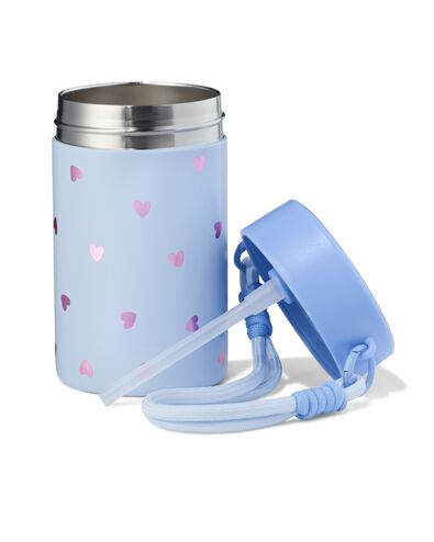 gourde 400 ml avec sangle inox c&oelig;ur - 61104408 - HEMA