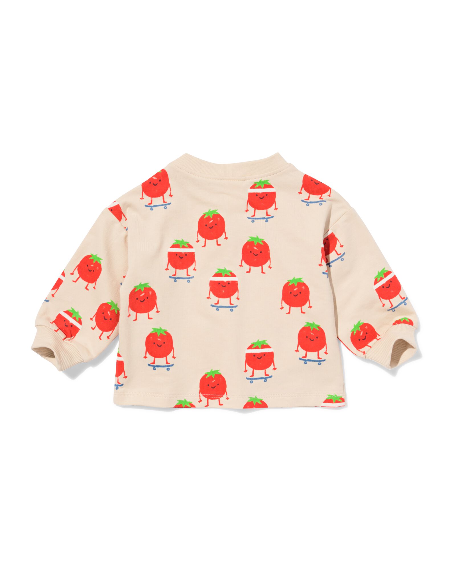 baby T-shirt tomaten ecru ecru - 33182770ECRU - HEMA