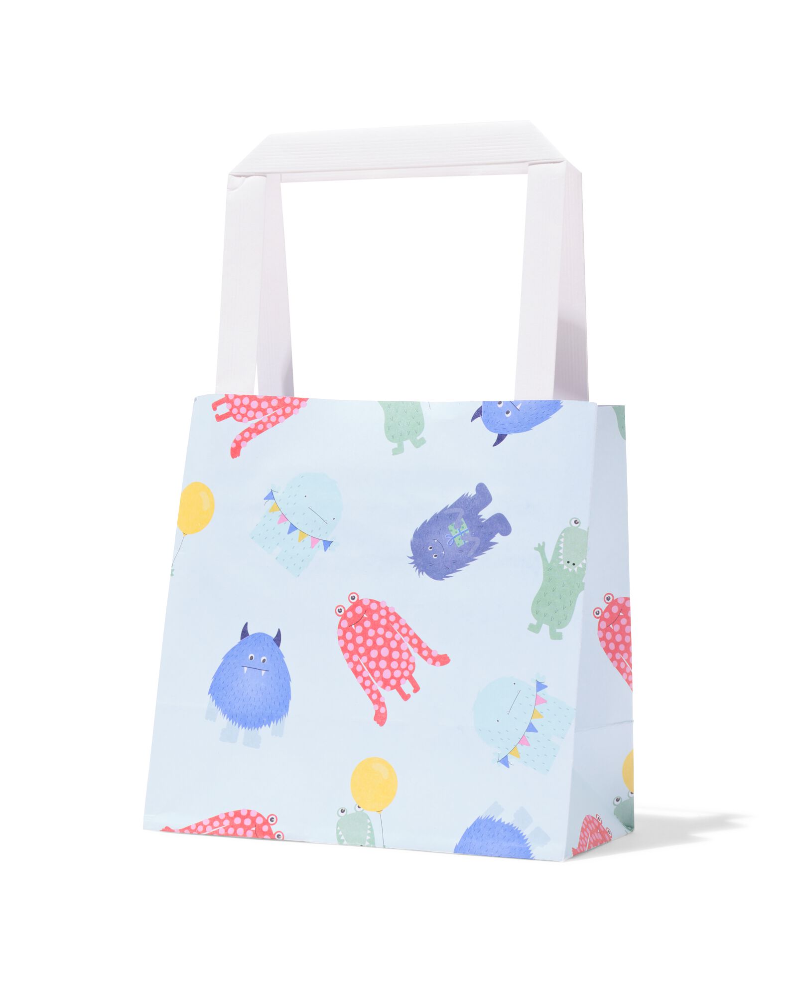 cadeautasjes 21x13x21cm monsters - 6 stuks - 14700688 - HEMA