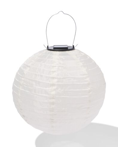 Solar-Lampion 28 cm, wei&szlig; - 41800152 - HEMA