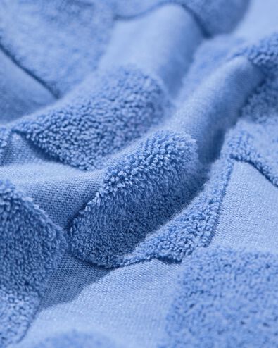 kinderoverhemd badstof blokken blauw blauw - 30720218BLUE - HEMA