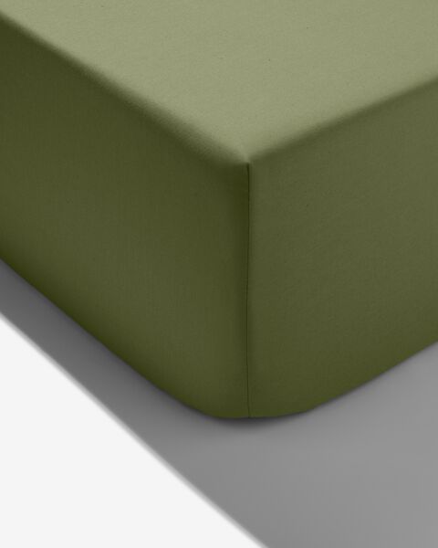 Spannbettlaken, 160 x 200 cm, Soft Cotton, grün grün 160 x 200 - 5110021 - HEMA