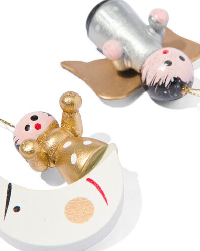 20 décorations de Noël en bois - 25105730 - HEMA