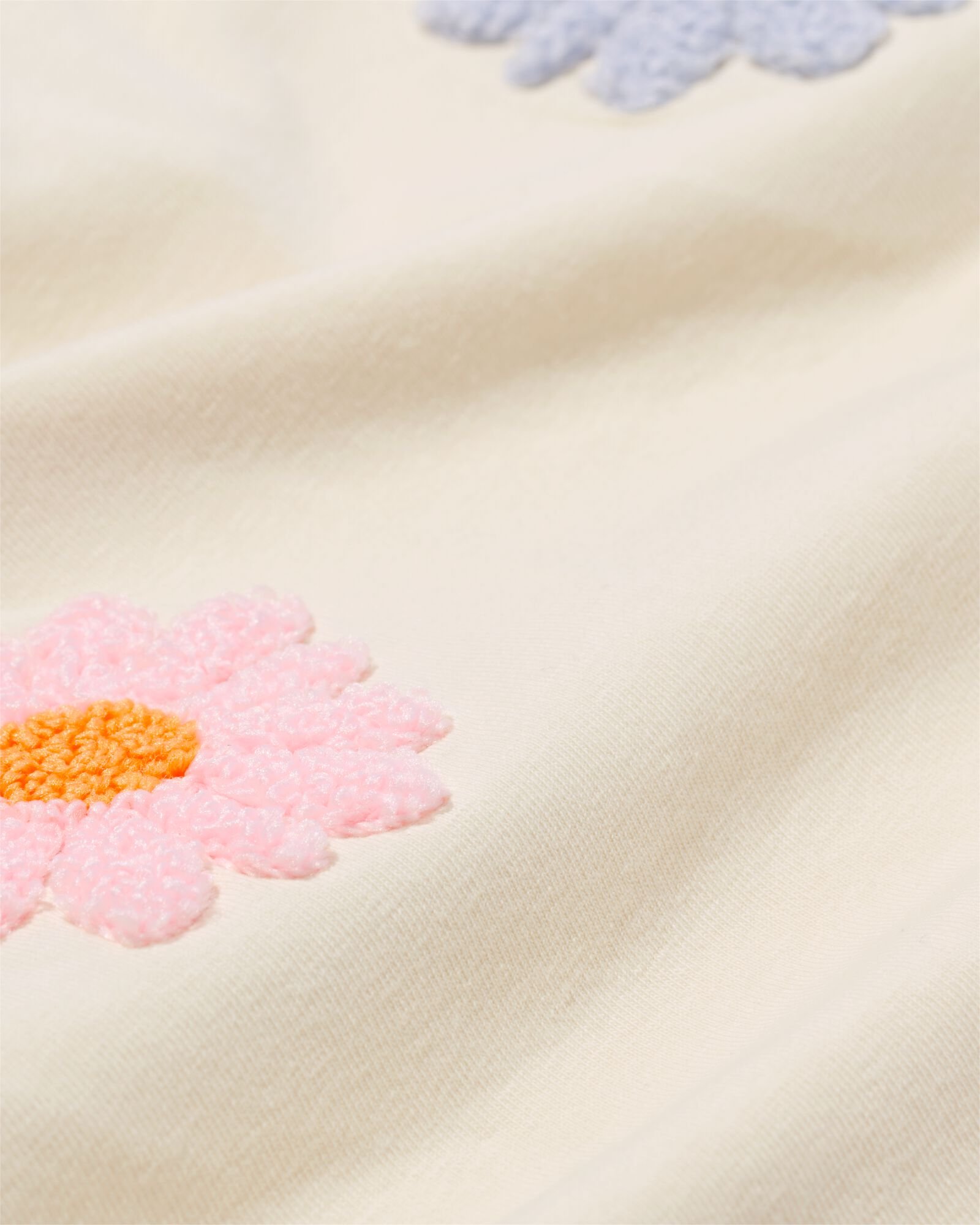 Newborn-T-Shirt, Blumen ecru - 33415120ECRU - HEMA