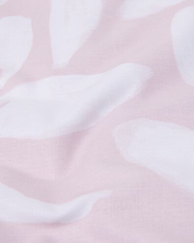 Bettwäsche, Soft Cotton, 240 x 220 cm, Blumen, violett - 5730160 - HEMA