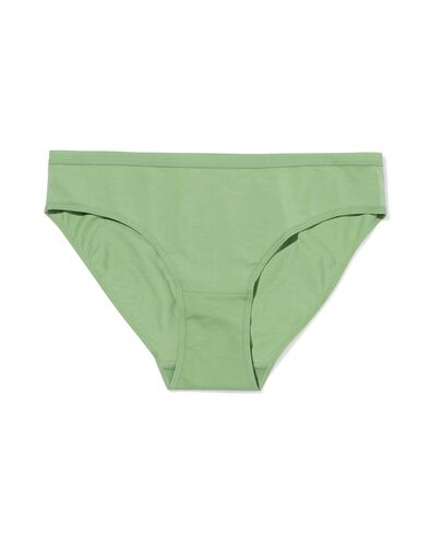 slip femme perfect comfort coton vert vert - 19602535GREEN - HEMA