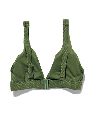 haut de bikini triangle femme vert armée vert armée - 1000031091 - HEMA
