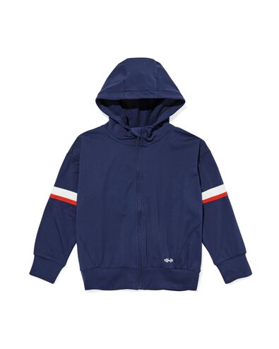 Kinder-Trainingsjacke dunkelblau dunkelblau - 30670256DARKBLUE - HEMA