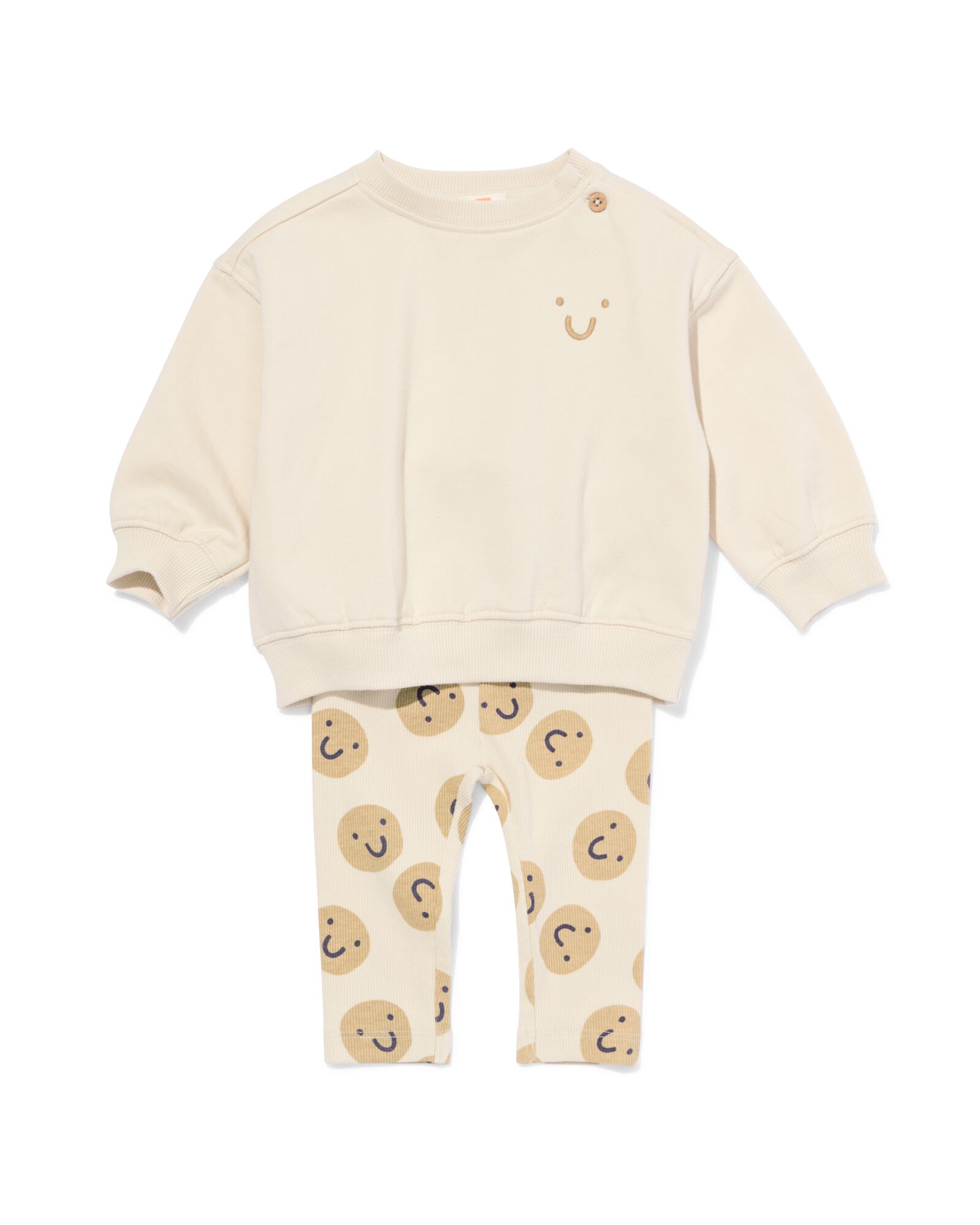 ensemble v&ecirc;tement b&eacute;b&eacute; visages &eacute;cru - 33167270ECRU - HEMA