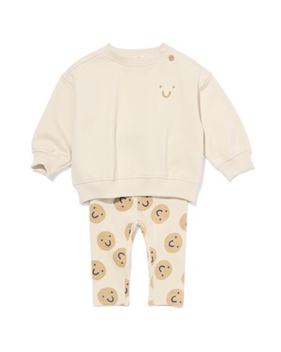 ensemble v&ecirc;tement b&eacute;b&eacute; visages &eacute;cru - 33167270ECRU - HEMA