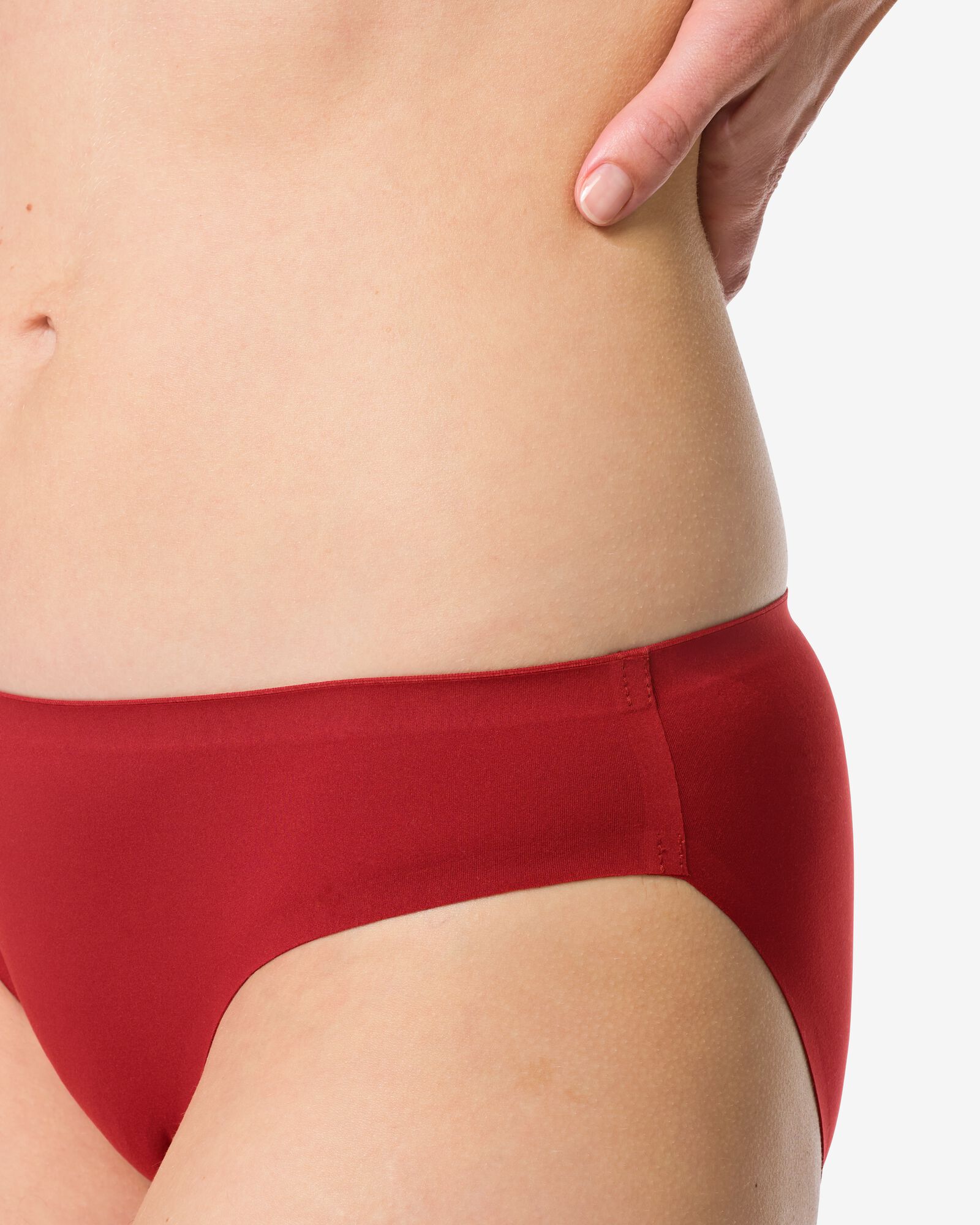 HEMA Damesslip Second Skin Micro Donkerrood (donkerrood)