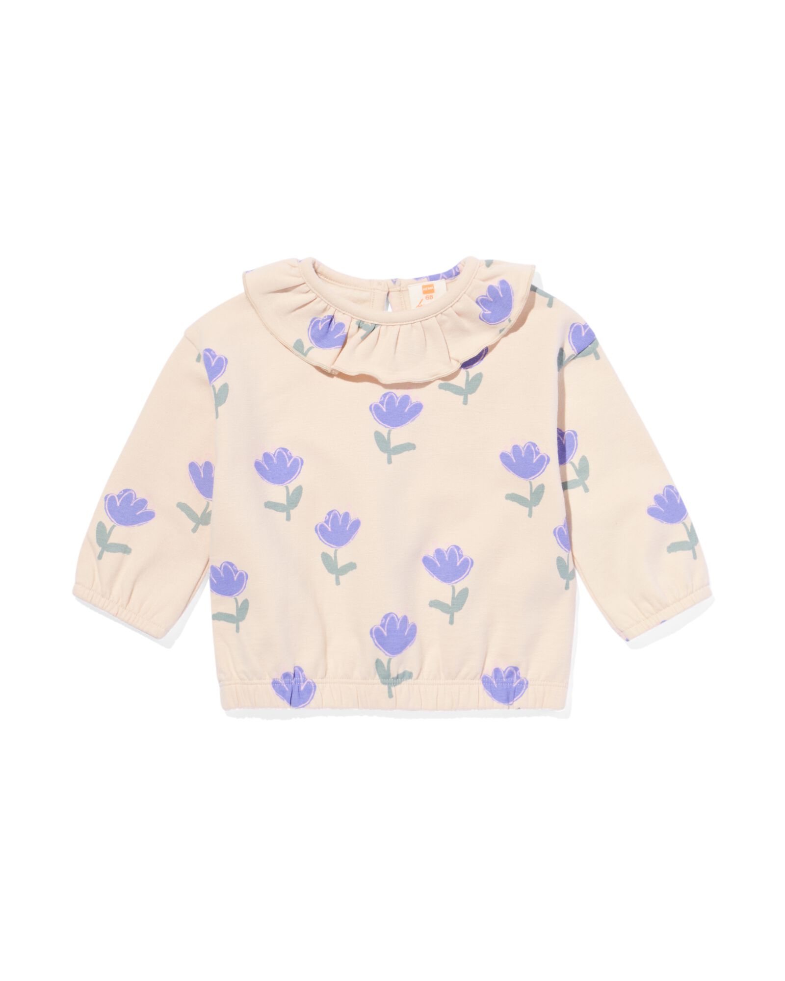 sweat nouveau-n&eacute; fleurs &eacute;cru - 33417020ECRU - HEMA