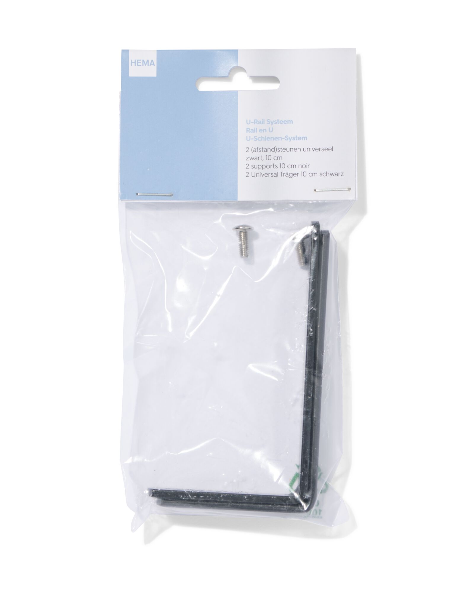 supports (&agrave; distance) noir - 2 pi&egrave;ces - 7502016 - HEMA