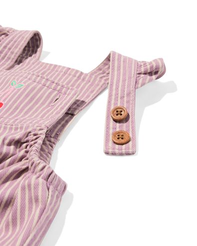 Baby-Jumpsuit Streifen violett - 33071870PURPLE - HEMA
