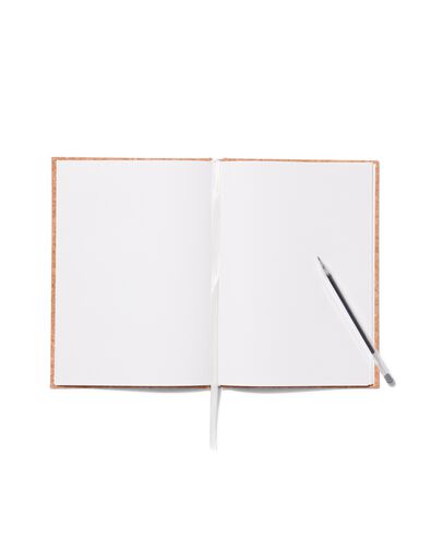Notizbuch, DIN A5, blanko, Kork - 14100171 - HEMA