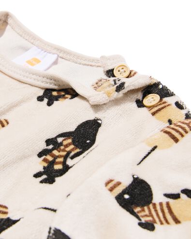 pull nouveau-n&eacute; Takkie en velours gris clair gris clair - 33434620LIGHTGREY - HEMA