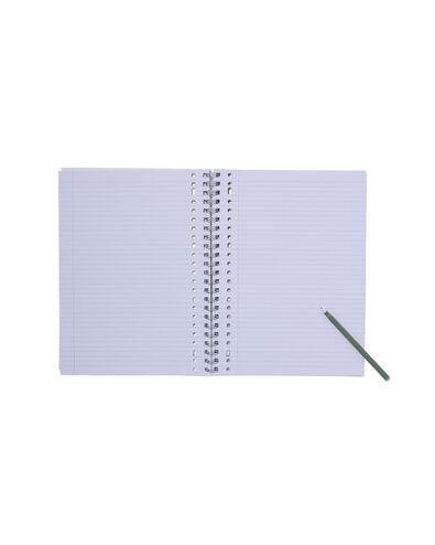 collegeblokken blauw A4 gelinieerd - 3 stuks - 14120214 - HEMA