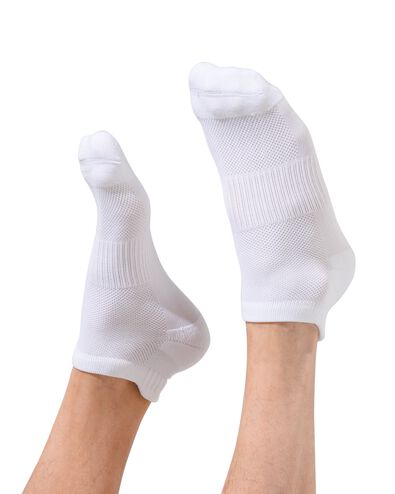 2er-Pack Herren-Kurzsocken, Sport wei&szlig; wei&szlig; - 1000010430 - HEMA