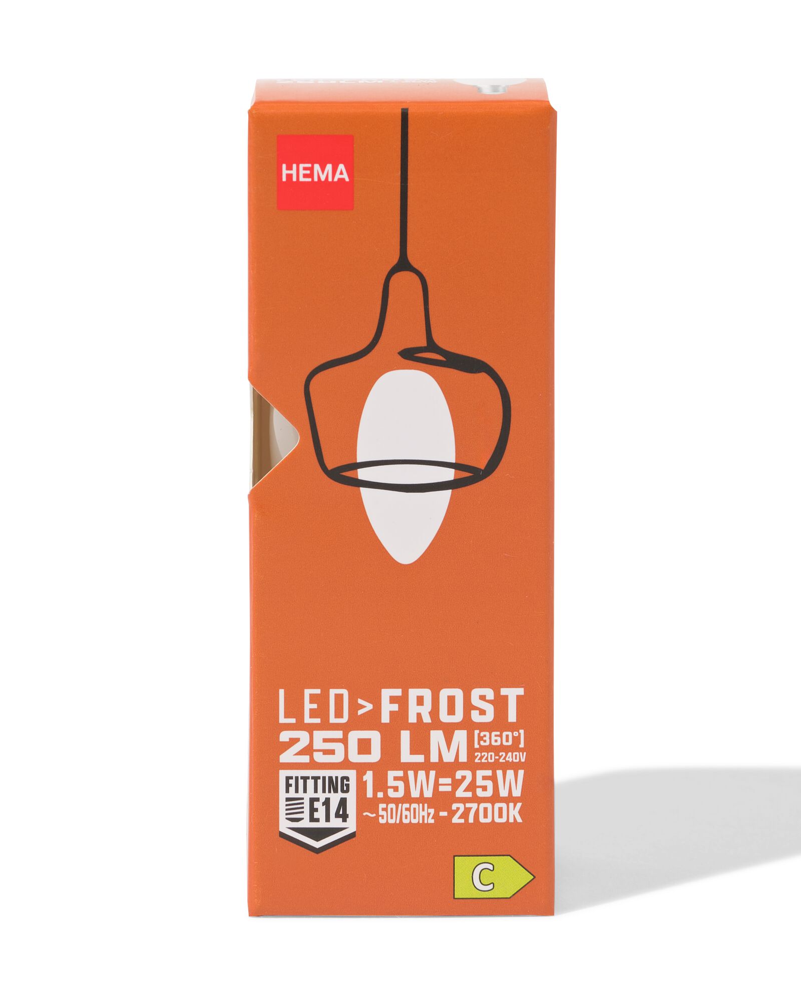 LED-Kerze, matt, E14, 1,5 W, 250 lm - 20000053 - HEMA