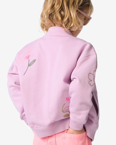 kindervest jersey bloemen ecru ecru - 30847718ECRU - HEMA