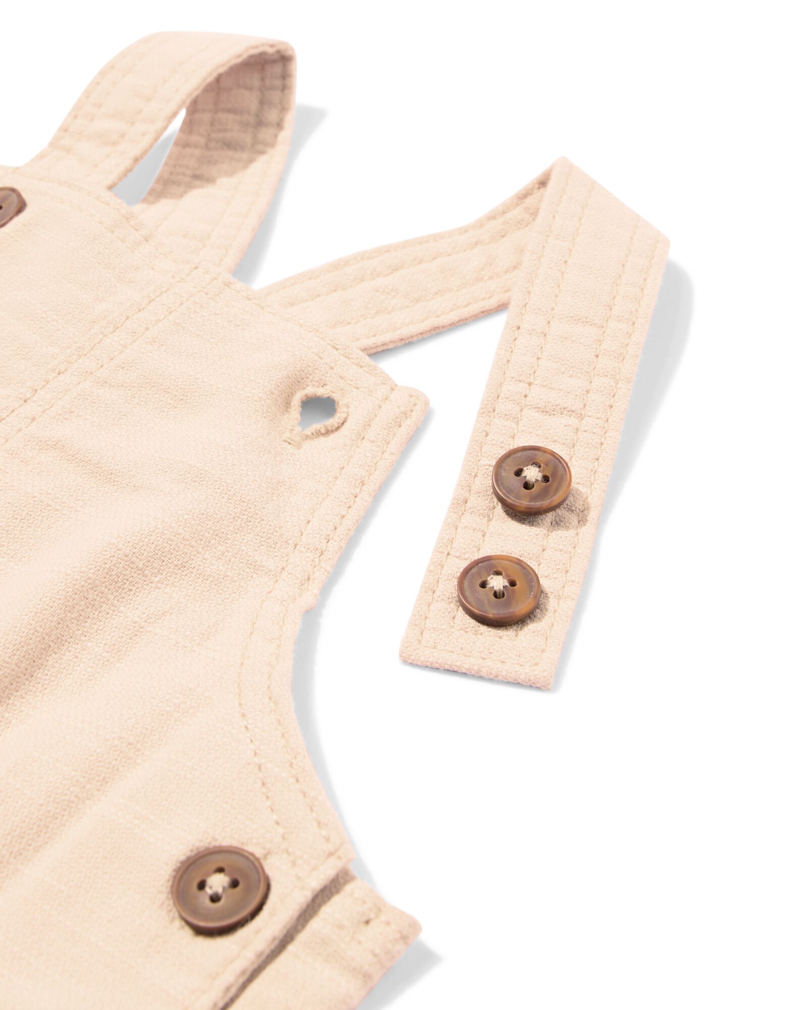 Baby-Latzhose ecru - 33136470ECRU - HEMA