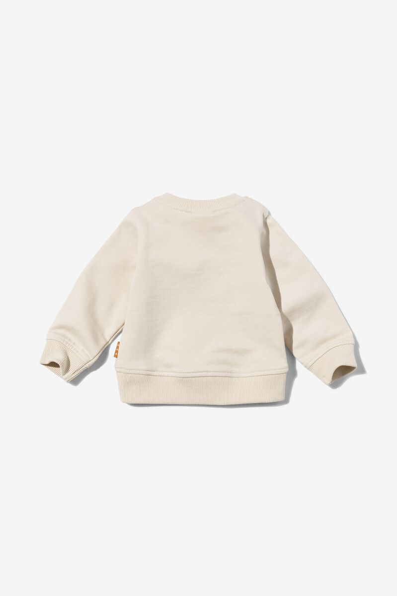 Newborn-Sweatshirt, Maus ecru - 1000030393 - HEMA
