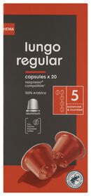 20 capsules de café lungo regular - 17180012 - HEMA