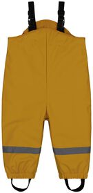 pantalon bébé avec revêtement caoutchouc jaune jaune - 1000028196 - HEMA