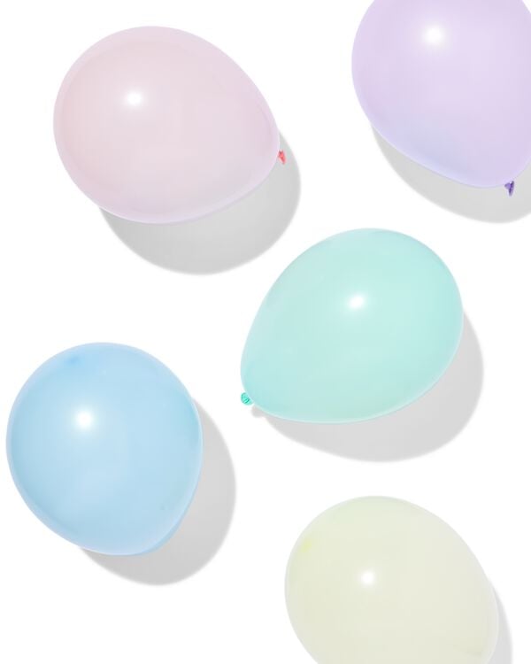 ballonnen 23cm pastel - 10 stuks - 14260092 - HEMA