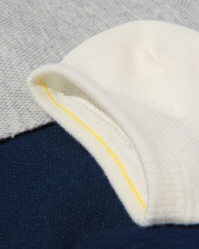 5 paires de chaussettes homme avec coton mesh bleu foncé 39/42 - 4131841 - HEMA