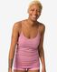 débardeur femme stretch coton rose XS - 19630574 - HEMA
