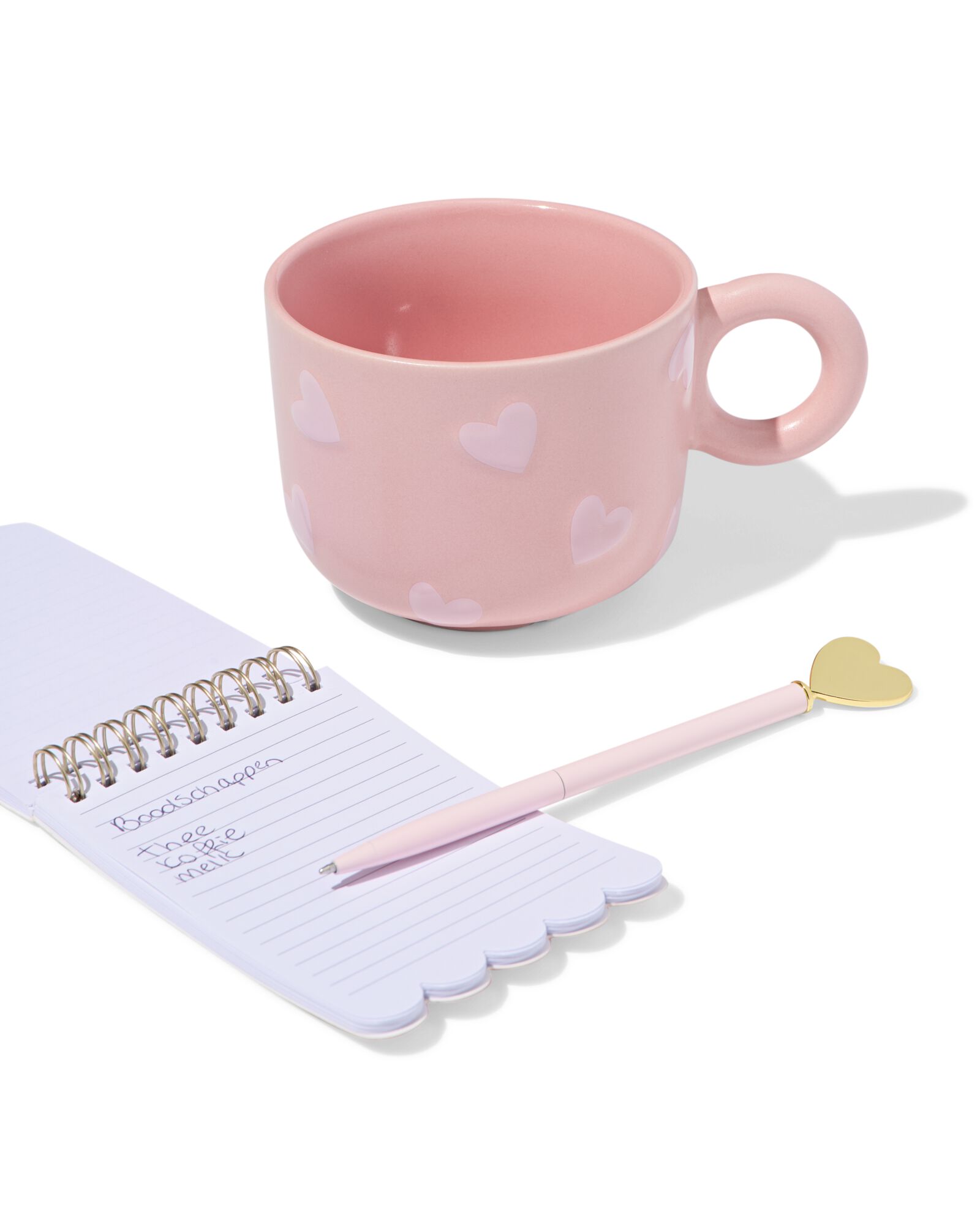 coffret cadeau mug bloc-notes + stylo - 14100221 - HEMA