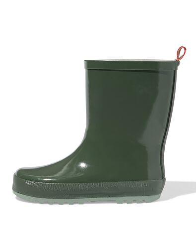 bottes de pluie enfant vert fonc&eacute; vert fonc&eacute; - 18440320DARKGREEN - HEMA