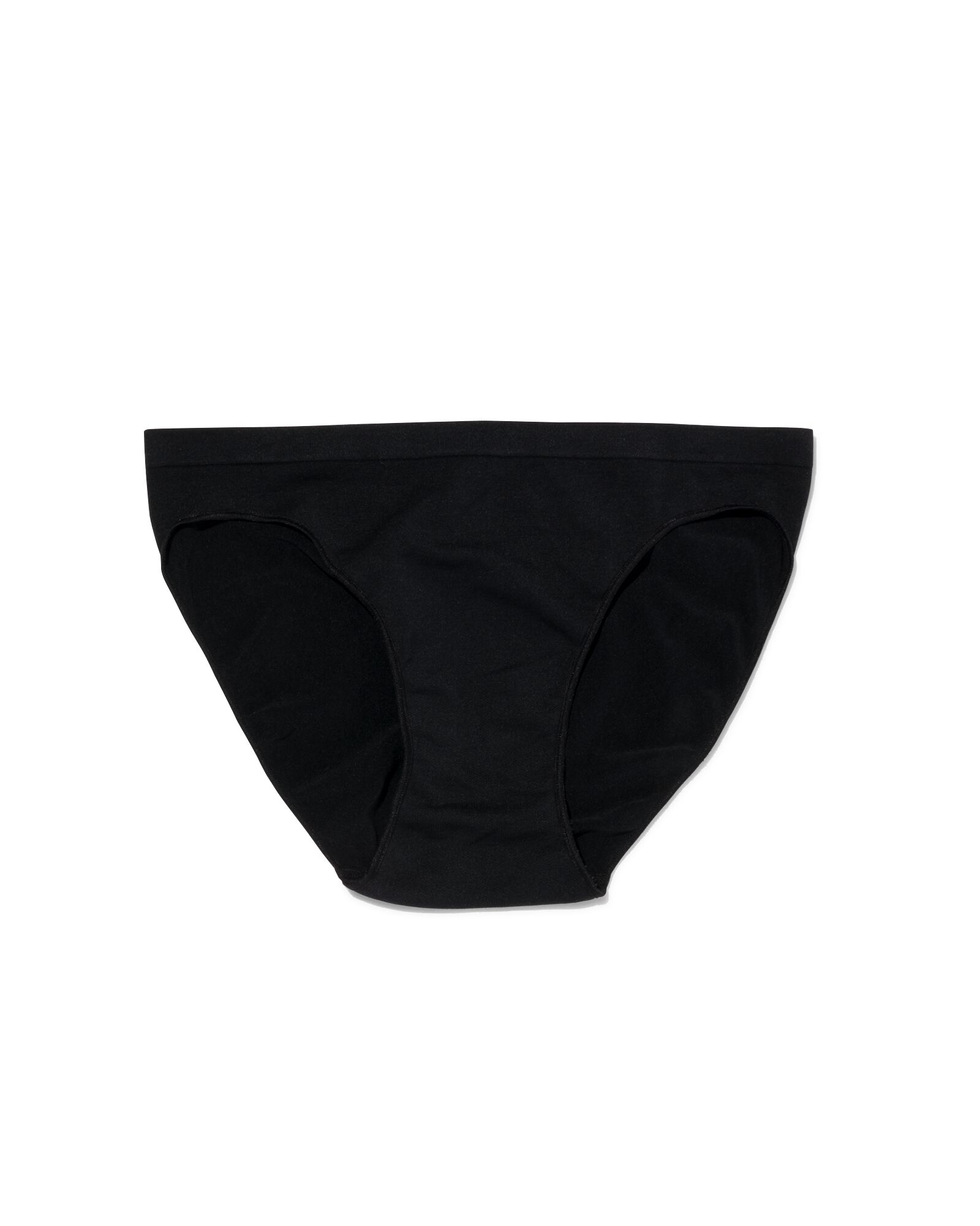 Damenslip nahtlos aus Mikrofaser schwarz schwarz - 1000002207 - HEMA