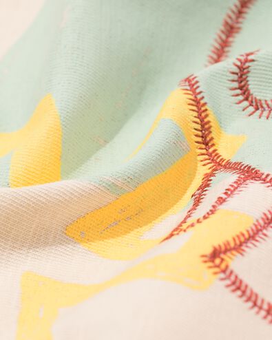 kinder T-shirt vissen ecru ecru - 30719344ECRU - HEMA