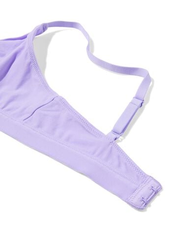 Triangel-Bralette, Mikro lavendel lavendel - 21900083LAVENDER - HEMA